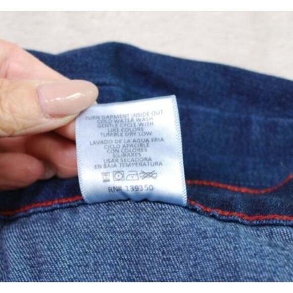 Angry Rabbit Jeans Womens 30/11 Flare Stretch Denim Front Patch Pockets ASF466 - Picture 5 of 9